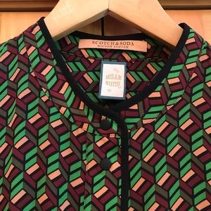 Scotch & Soda Long Sleeve Dress